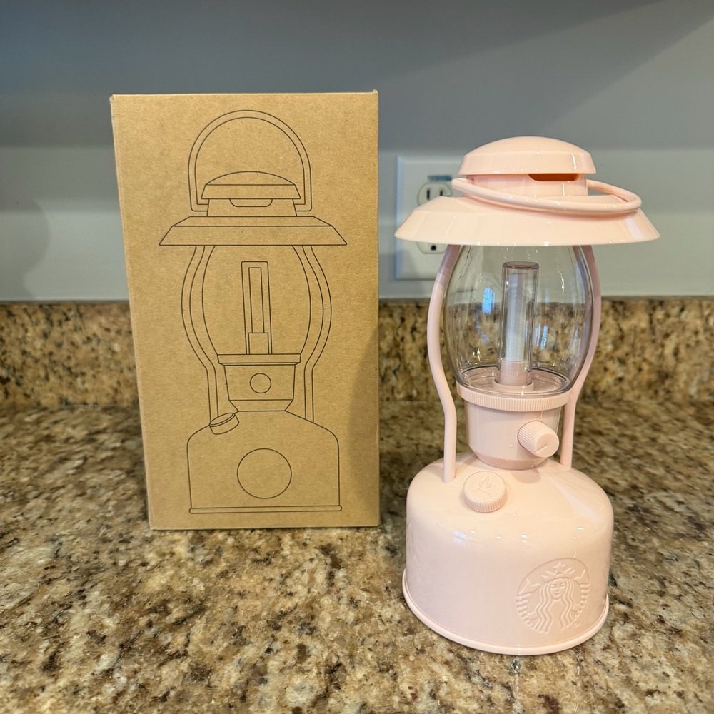 Starbucks 2021 Summer Singing Lantern + Bluetooth Speaker Korea Limited Pink New - Picture 2 of 8